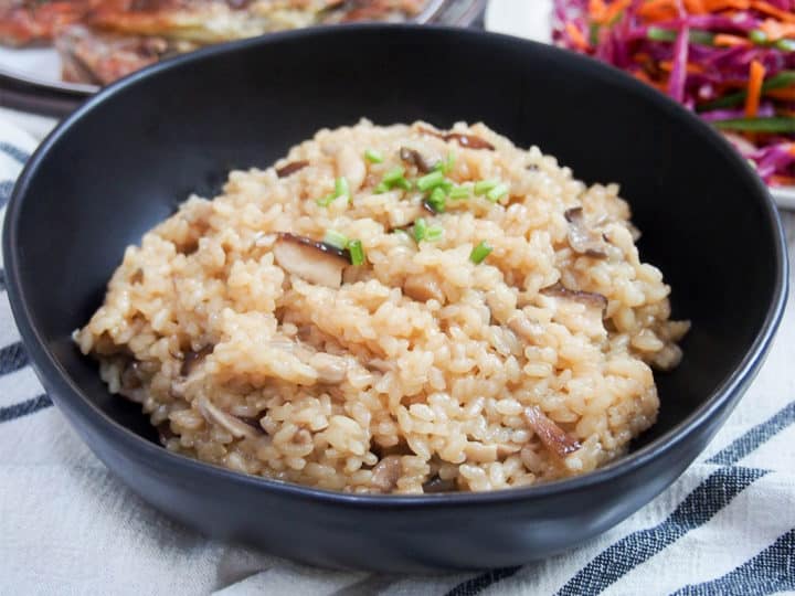 Japanese mushroom rice kinoko gohan photo