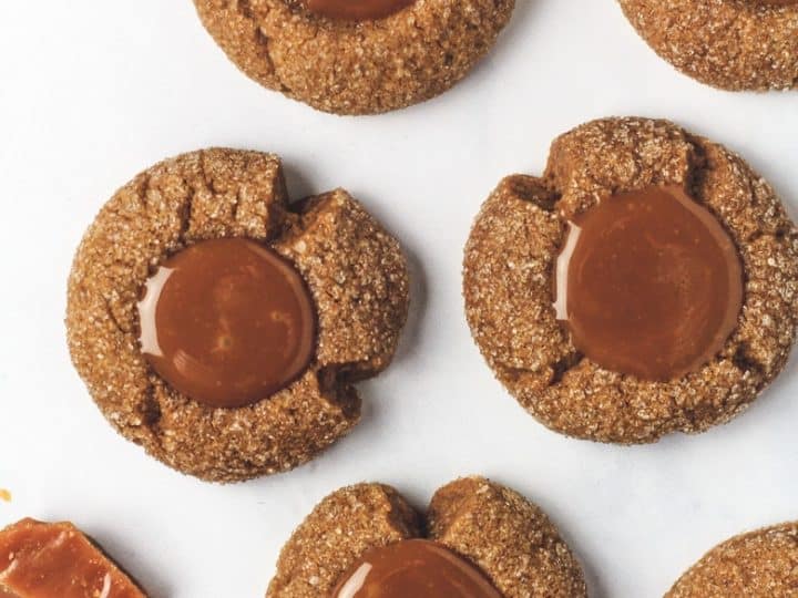 coffee thumbprint cookies