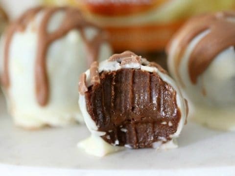 mocha cheesecake balls
