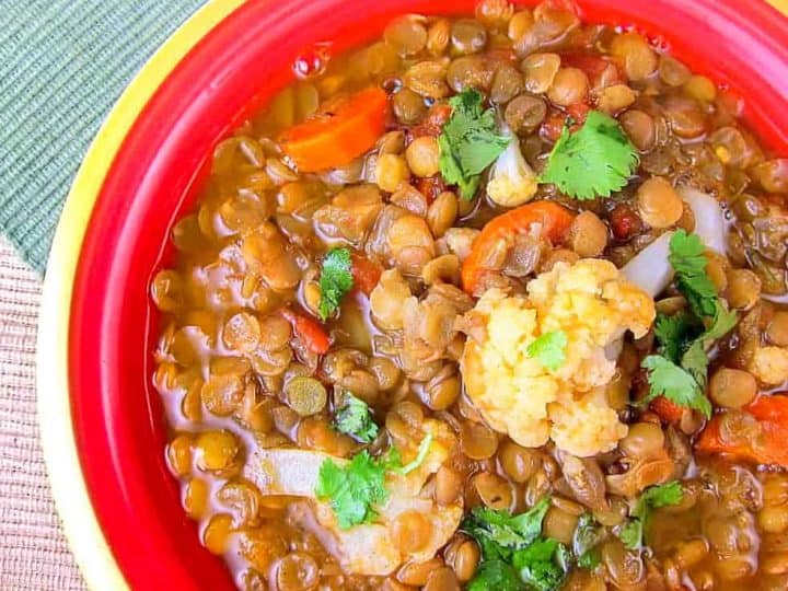 Moroccan lentil soup 1