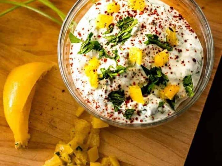 Preserved Lemon Yogurt Sauce 1