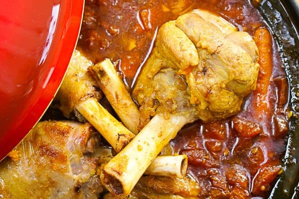 Moroccan Lamb Shank Tagine With Apricots