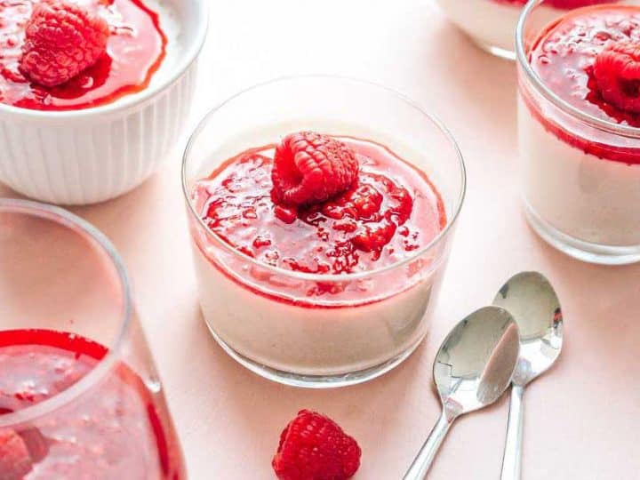 vegetarian panna cotta social