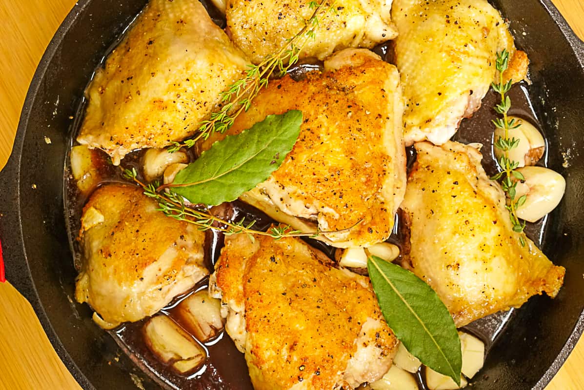 Pollo al ajillo recipe