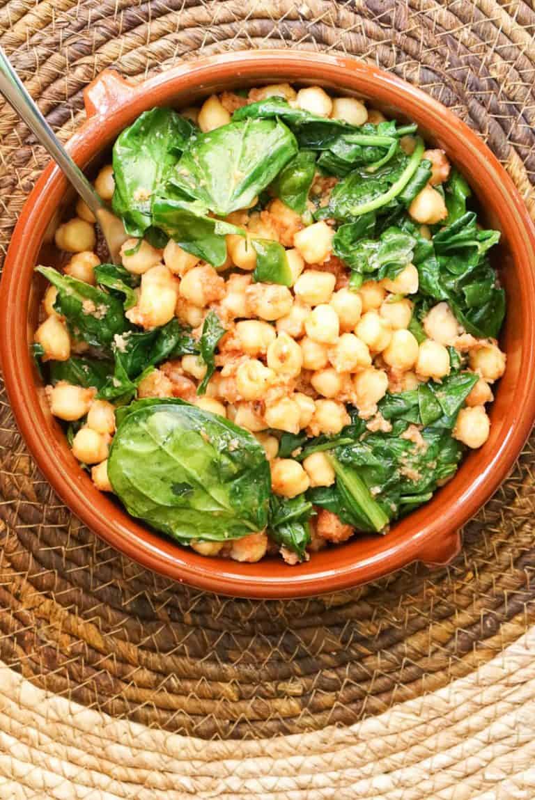 Spanish Spinach And Chickpeas Espinacas Con Garbanzos