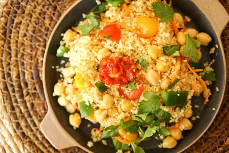 Spicy Harissa Couscous With Chickpeas Recipe