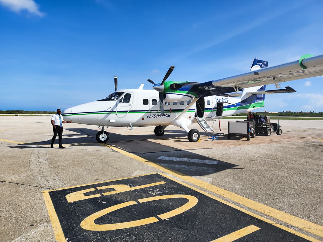 Divi Divi Air flight from Curacao to Bonaire
