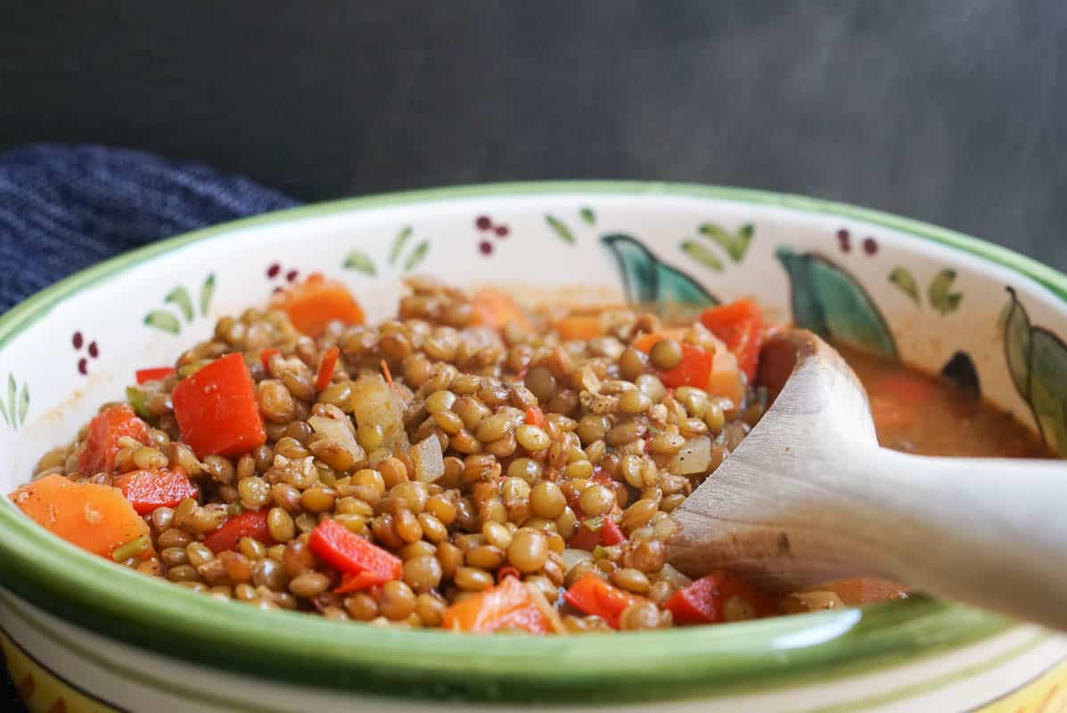 classic Moroccan lentils