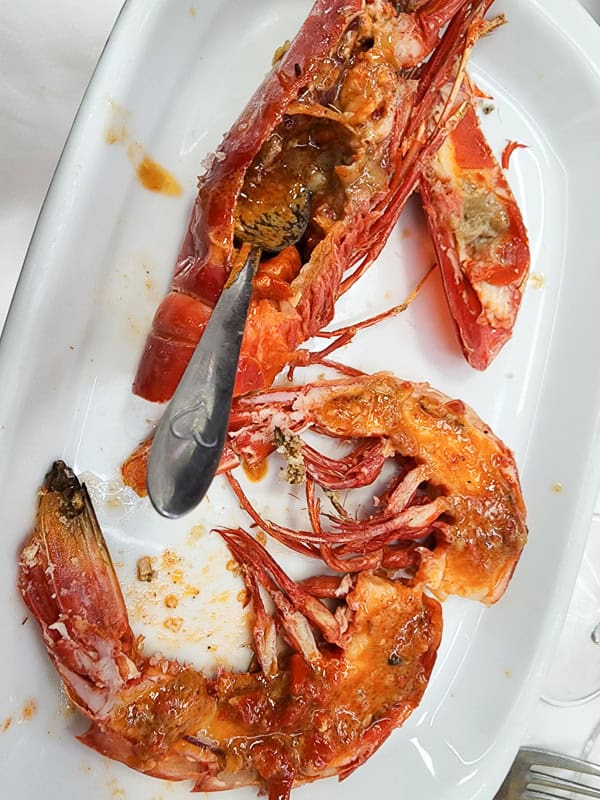 prawns at Ramiro Lisbon