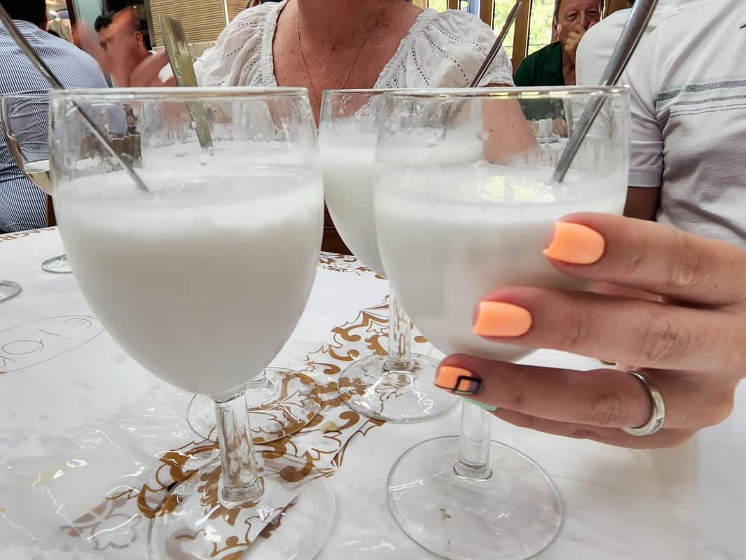 lemon vodka granita at Ramiro