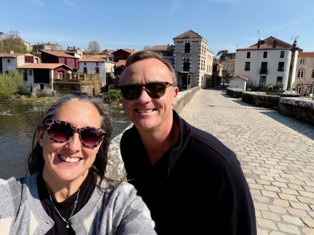 Amber and Eric Hoffman in Clisson France