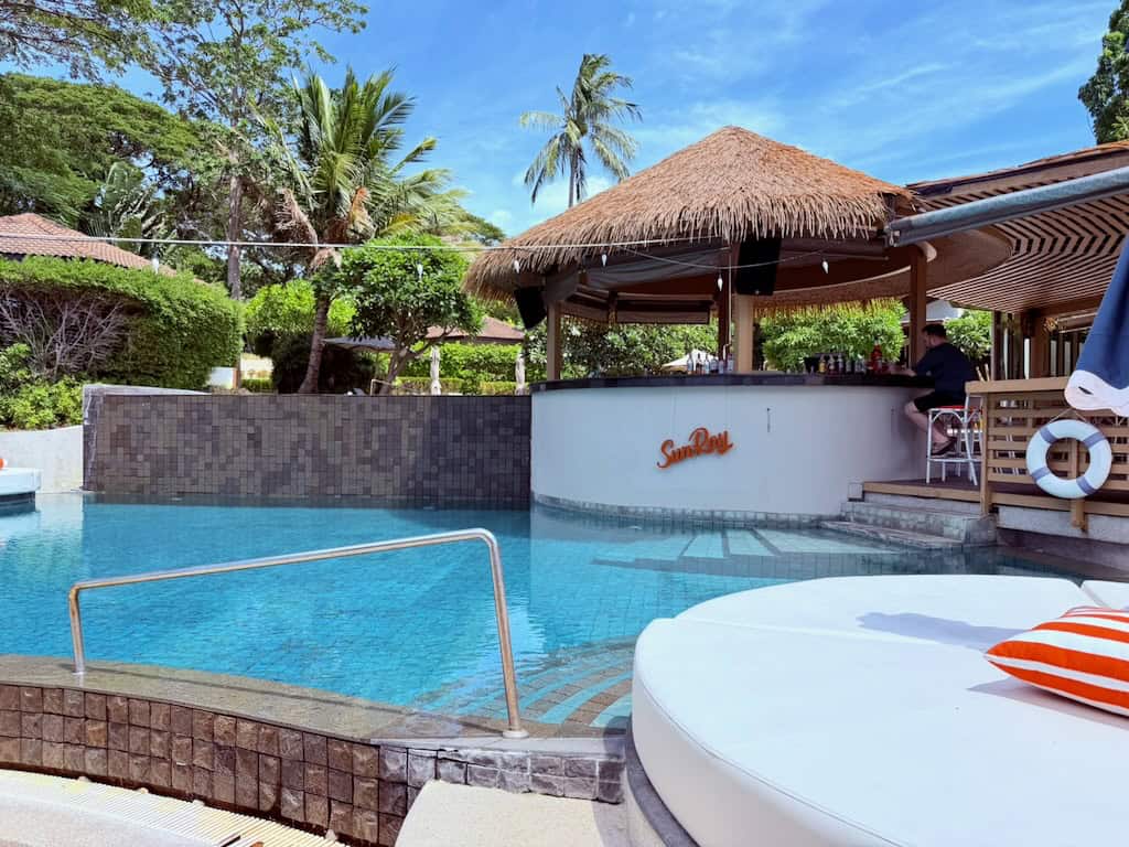 Pool and Bar at SunRay Social & Swim Club