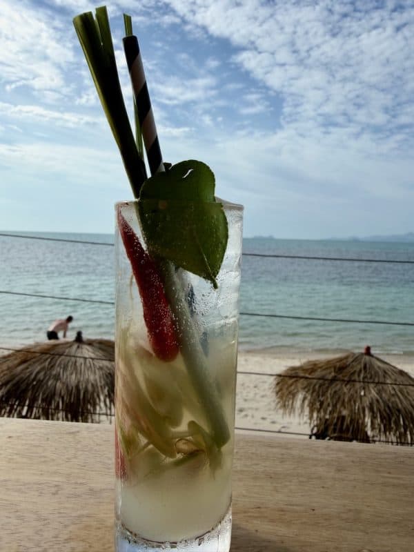 lemongrass in a cocktail in Thailand