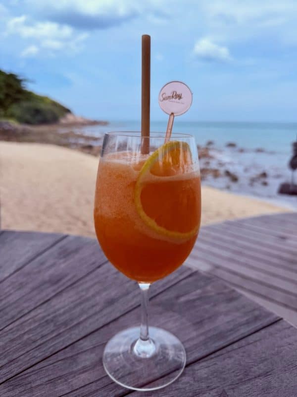 The Aperol Orange Granita at SunRay Social & Swim Club