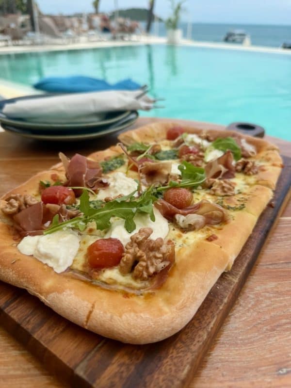 Food at Tembo Beach Club Samui