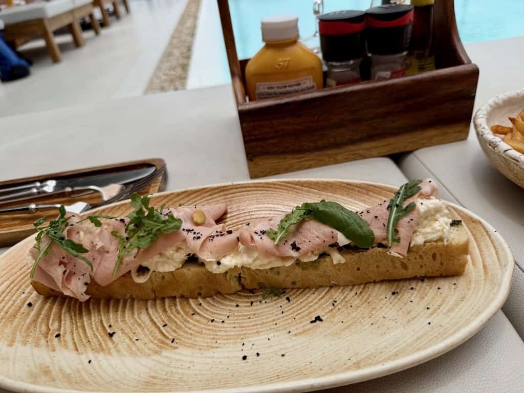 Dining at The Deck Beach Club Koh Samui