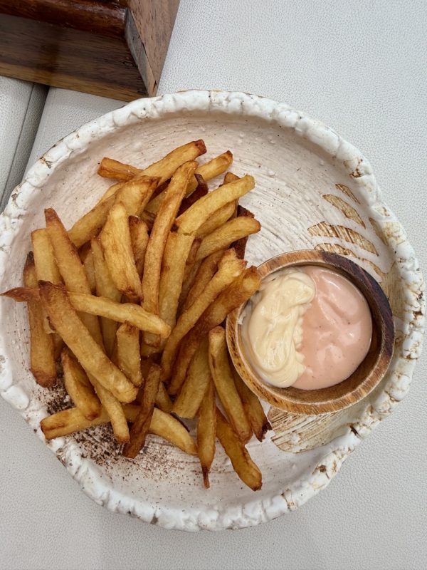 Best french fries on Samui at The Deck