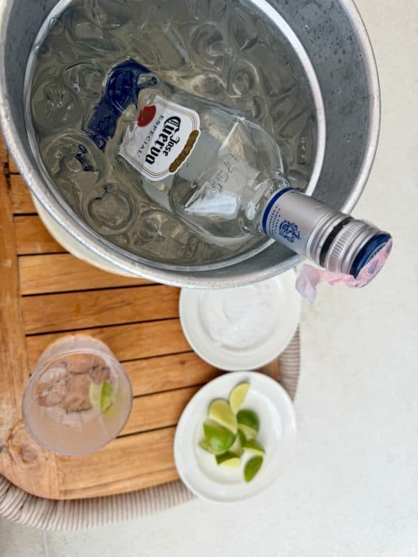 bottle service at The Deck Beach Club Koh Samuit