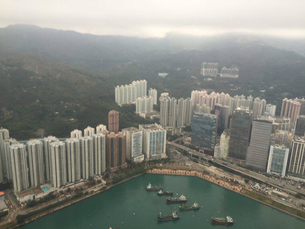 view over Hong Kong
