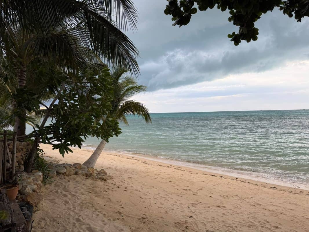 view from Jun Hom Seafood to Bang Por Beach