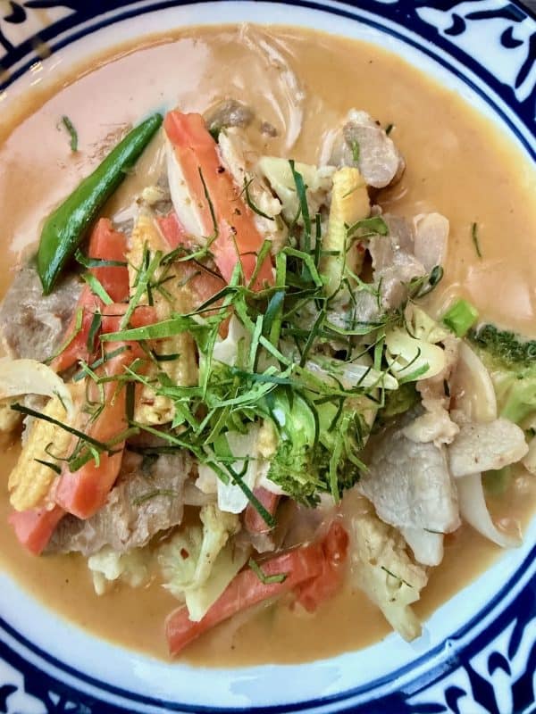 penang curry at Cafe Talay Maenam