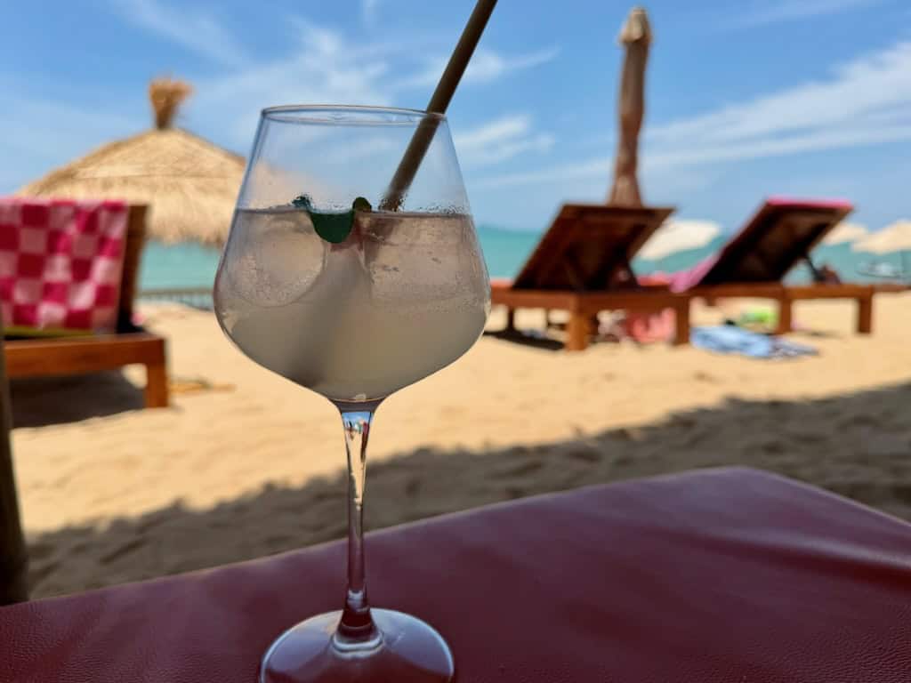 Signature cocktail Siam Calling at Nana Beach Samui