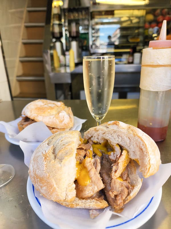 bifanas in Lisbon