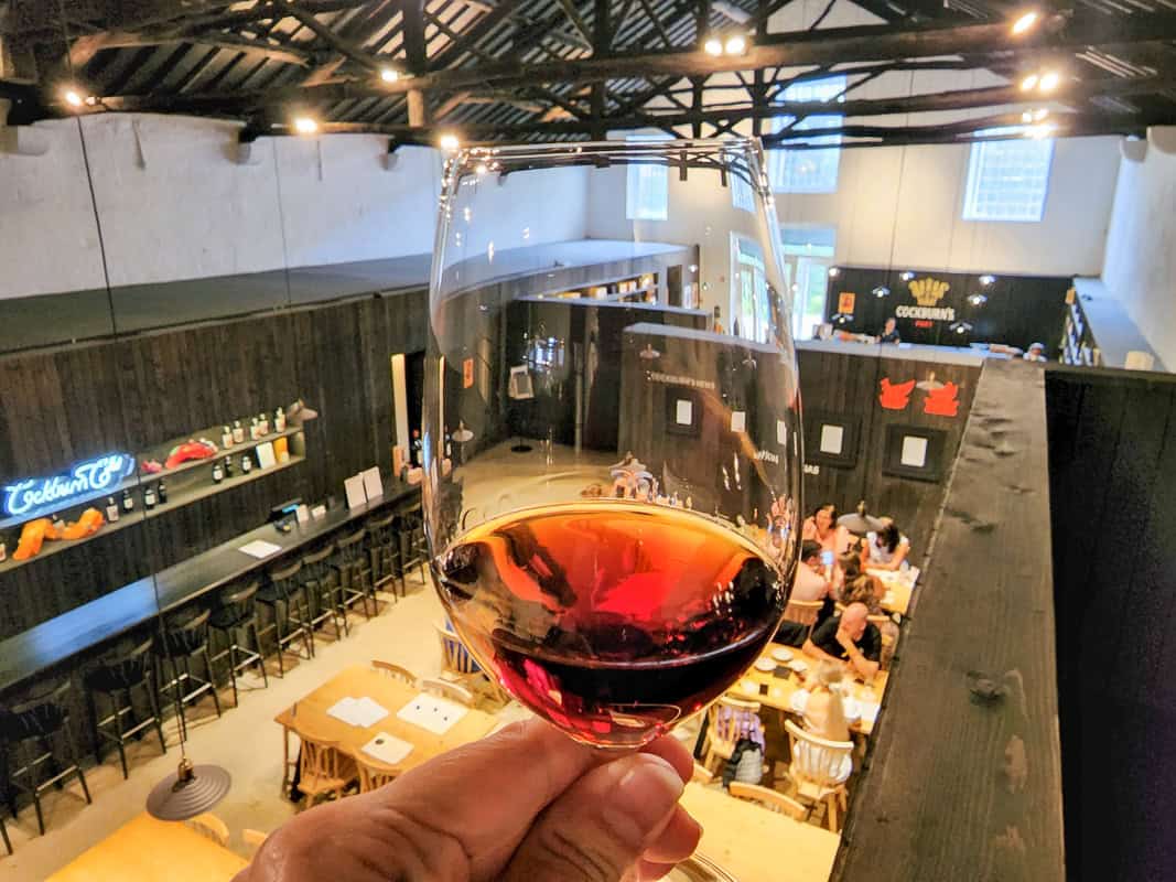 Cockburn's port wine tasting
