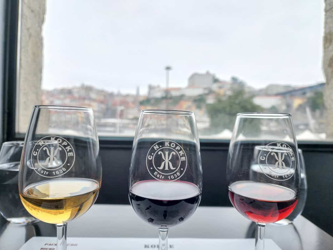 Port wine tasting at Kopke