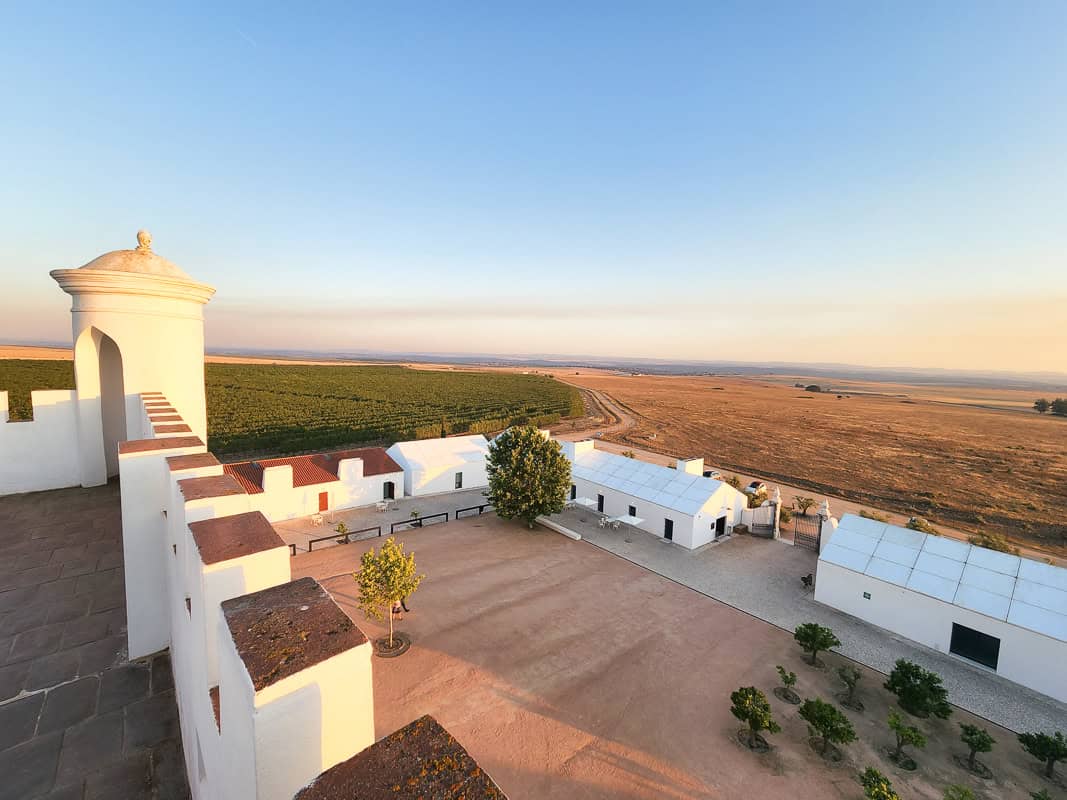 rooftop of torre de palma wine hotel