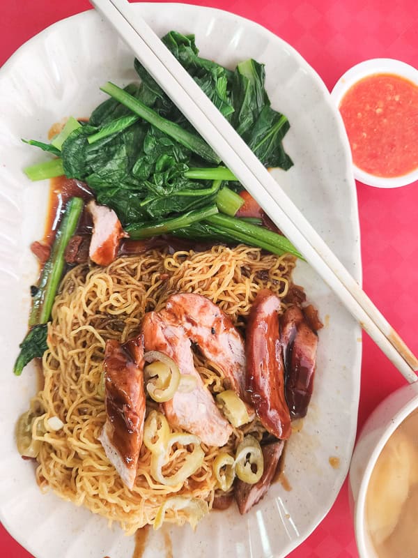 hawker centre food in Singapore
